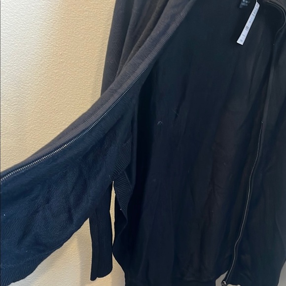 White House Black Market Black Bomber Jacket - Picture 4 of 5